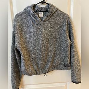 grey with black trim sporty dressy pullover